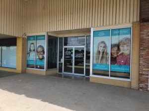 Storefront window graphics for medical clinic in Manassas
